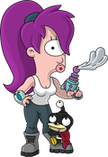 Figurine Leela & Nibbler