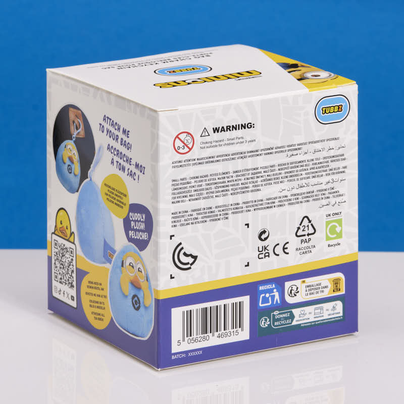 TUBBZ pluche sleutelhanger Minions : Bob - PRE-ORDER*
