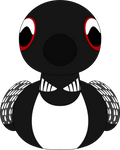 Canadian Wolf Bird Plush (9in)