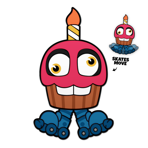 Party Mr. Cupcake Bobble Pin