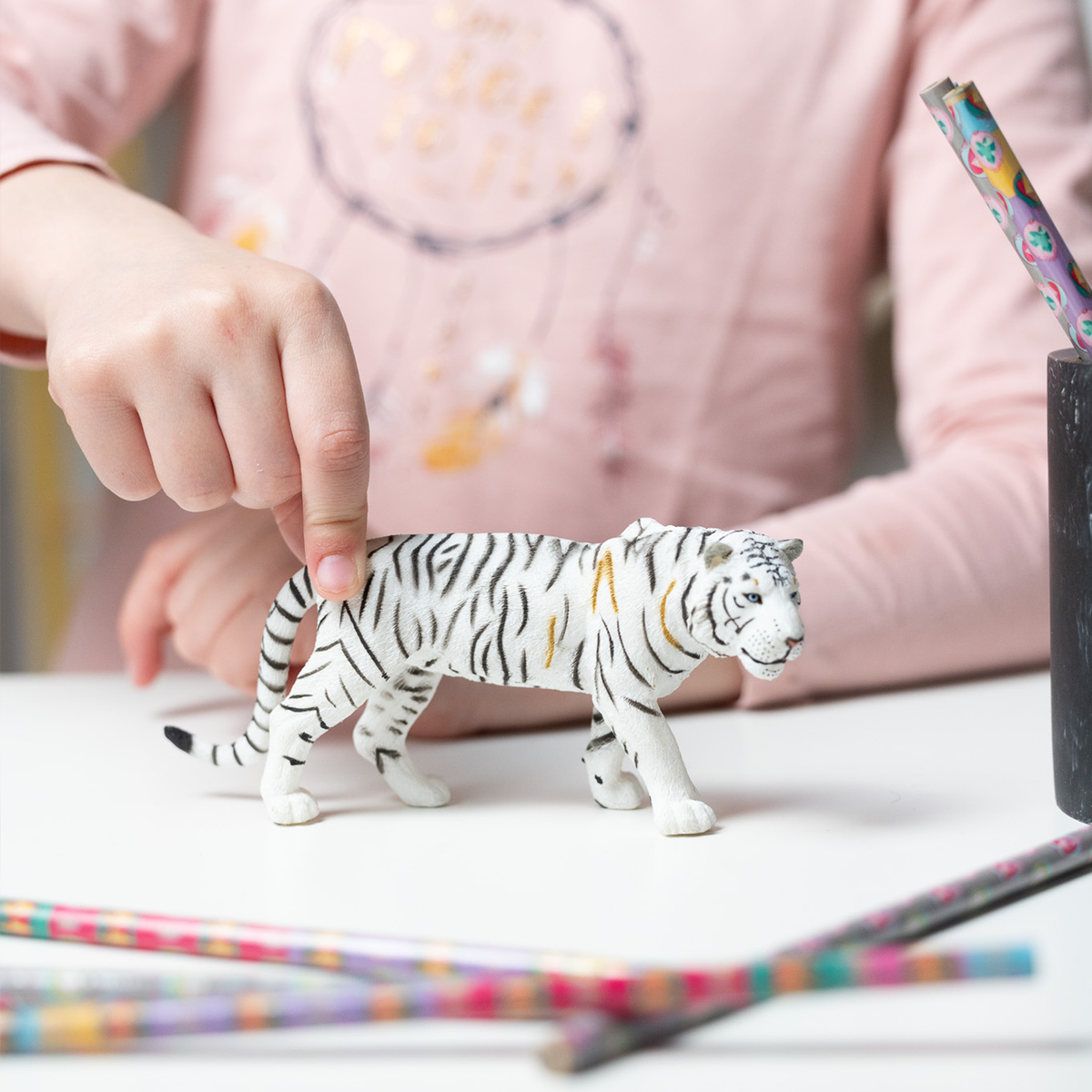 Figurine Tigre blanc