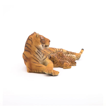 Lying Tigress nursing a cub