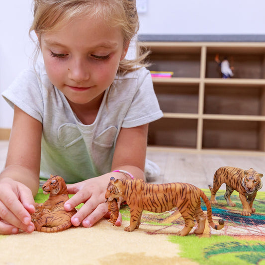 Figurine Tigresse et son bébé Papo - animal sauvage