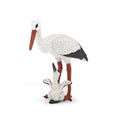 Figurine Cigogne et son bébé