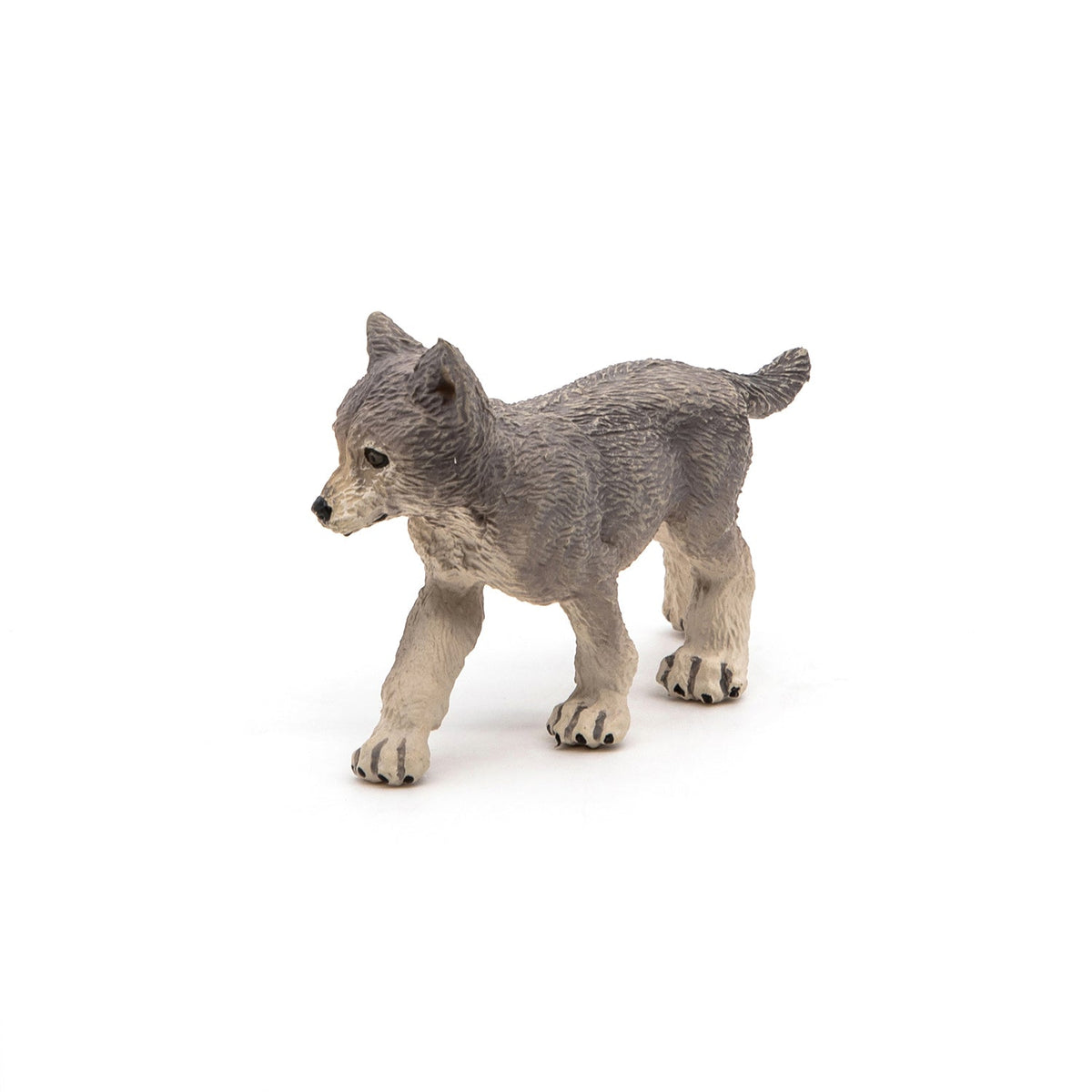 Gray Wolf Cub Figurine