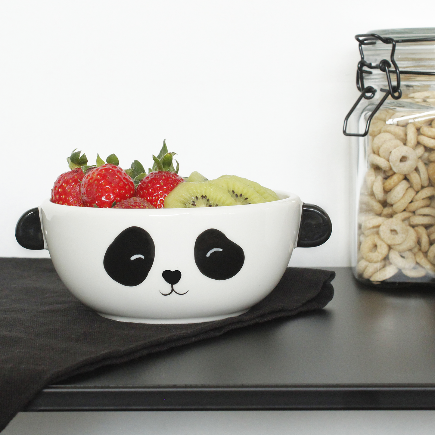 Keramik-Müslischale mit Panda-Motiv