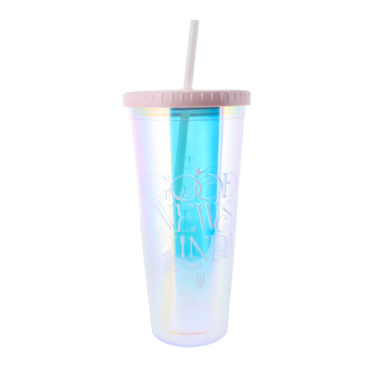 Wicked cup with straw
