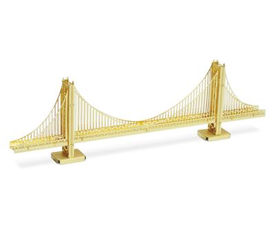 The Golden Gate Bridge In Gold