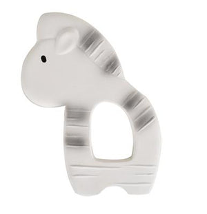 Natural Rubber Teething Ring – Zebra