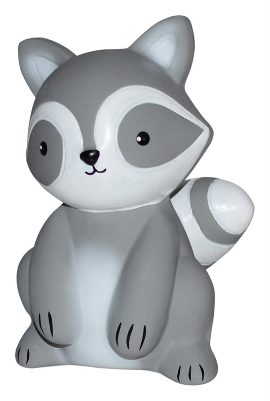 Raccoon bath/teething/rattle toy