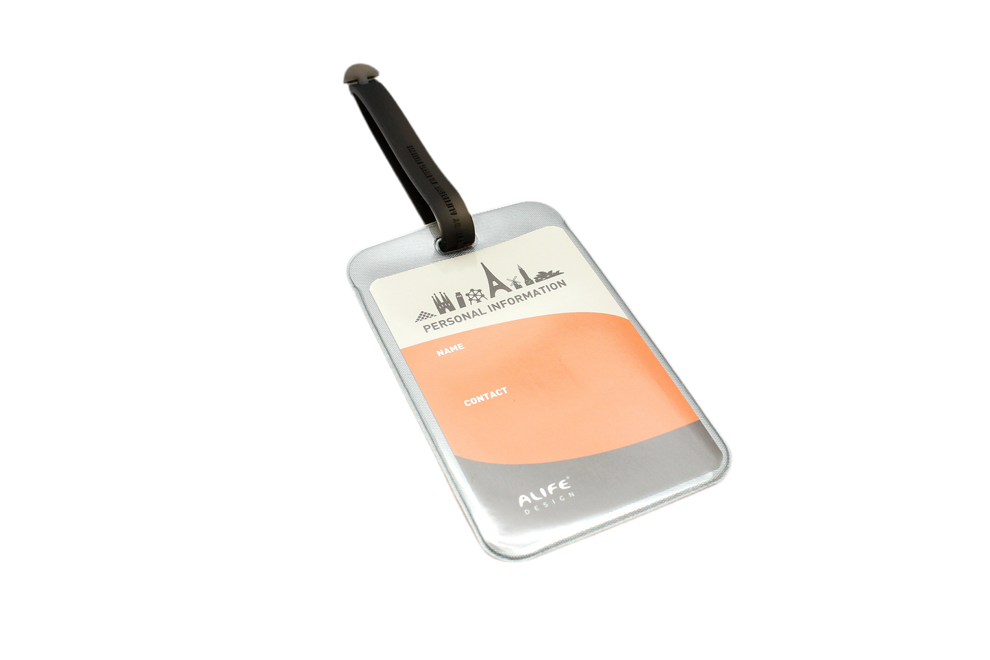 rechthoekig bagagelabel 