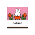 Aimant en Bois Rose Miffy Tulips