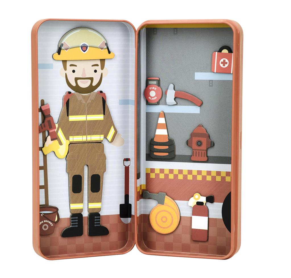 Magnetic Puzzle Box - Firefighter