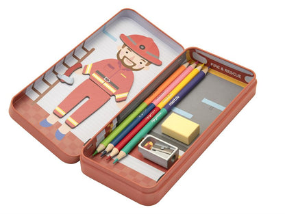 Magnetic Puzzle Box - Firefighter