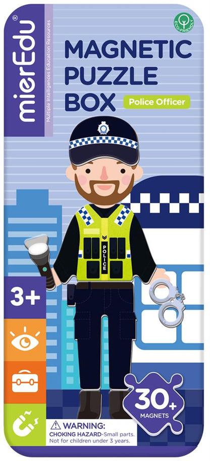Boîte De Puzzle Magnétique - Officier de Police