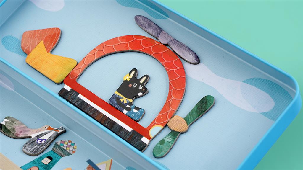 Magnetische Puzzlebox – Flugzeuge