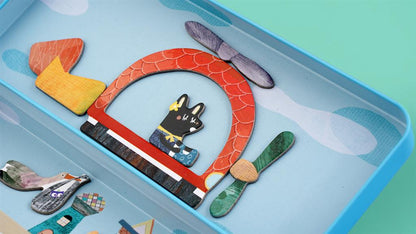 Magnetische Puzzlebox – Flugzeuge