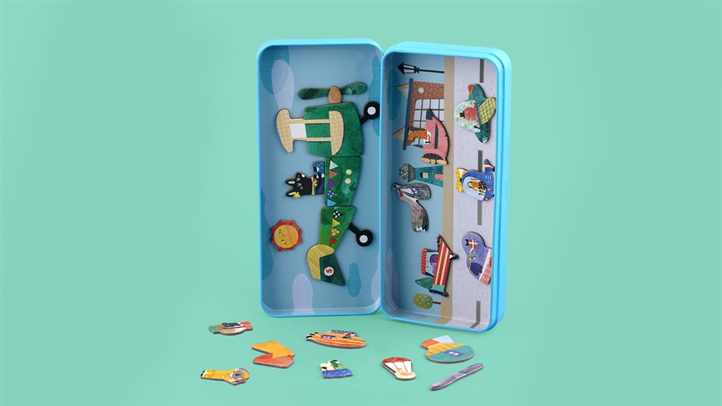 Magnetische Puzzlebox – Flugzeuge