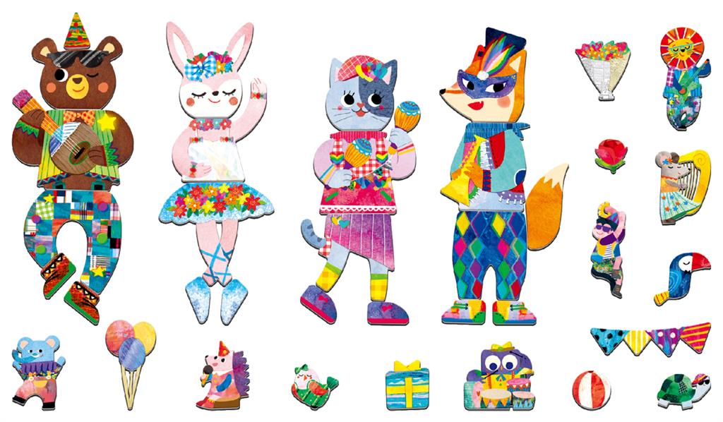 Boîte De Puzzle Magnétique - Animaux