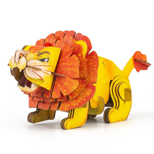3D Construction Puzzle - Lion