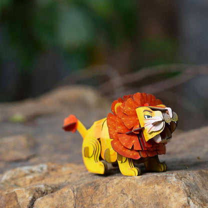 3D Construction Puzzle - Lion