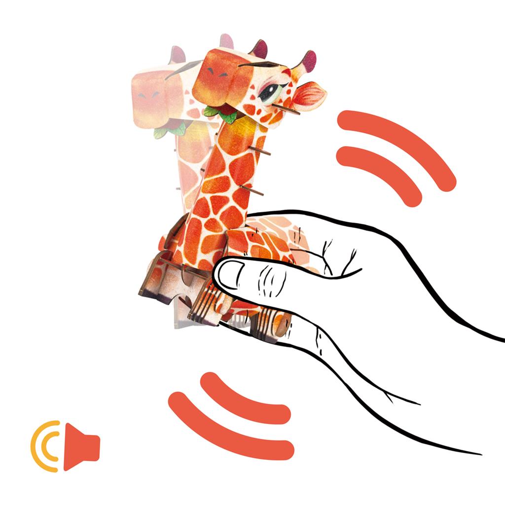 3D Puzzle Construction - Giraffe