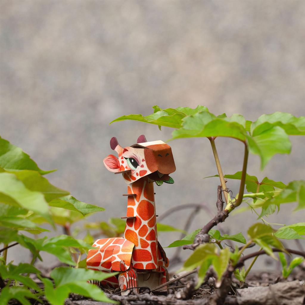 3D Puzzle Construction - Giraffe