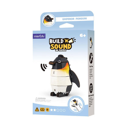 3D Construction Puzzle - Emperor Penguin