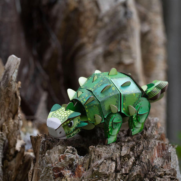 3D Puzzle Construction - Ankylosaurus