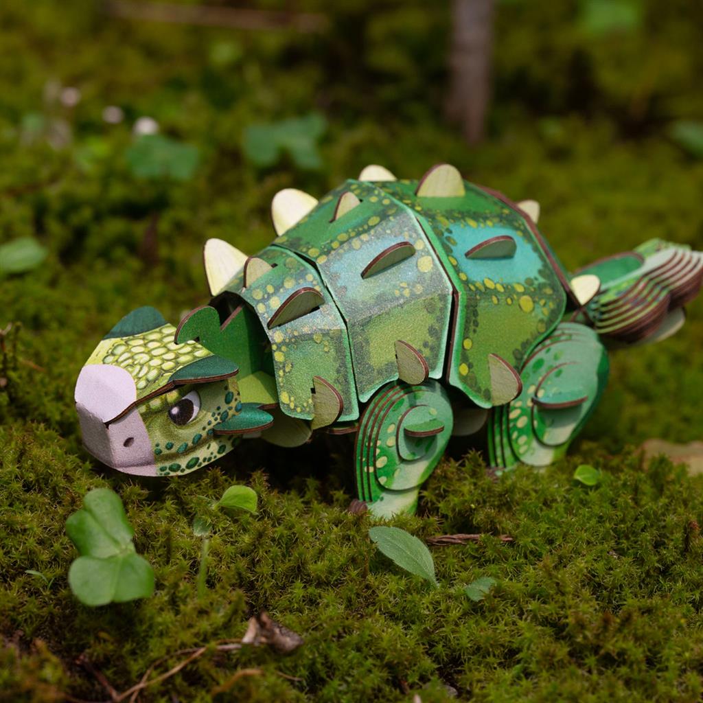 3D Puzzle Construction - Ankylosaurus