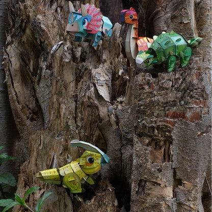 3D Puzzle Construction - Ankylosaurus