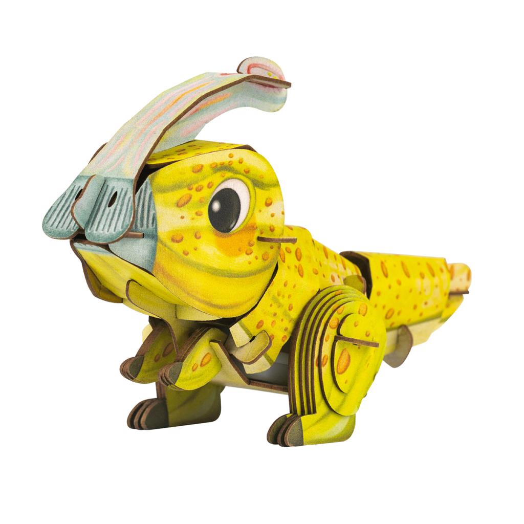 3D Puzzle Construction - Parasaurolophus