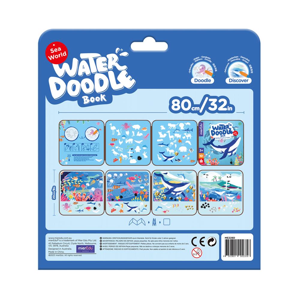 Peinture Magique à L'Eau - Le Monde Marin