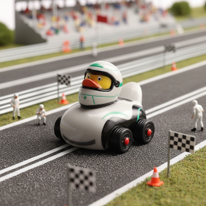Formula 1 Duck - Silver