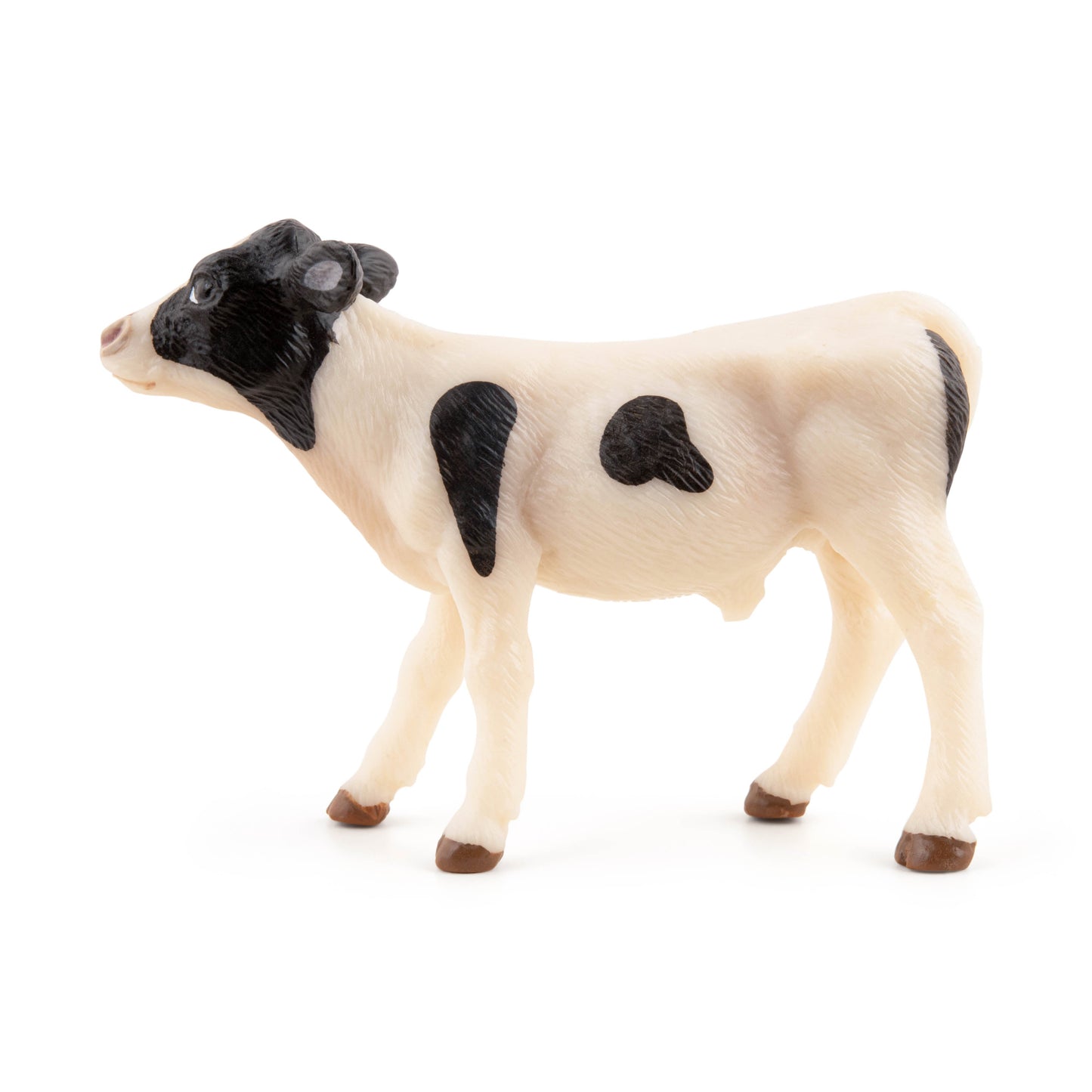 Black and white Calf Figurine