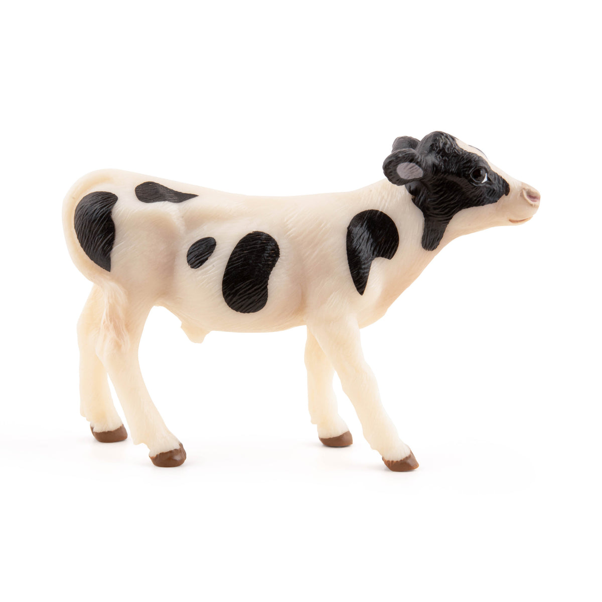 Black and white Calf Figurine