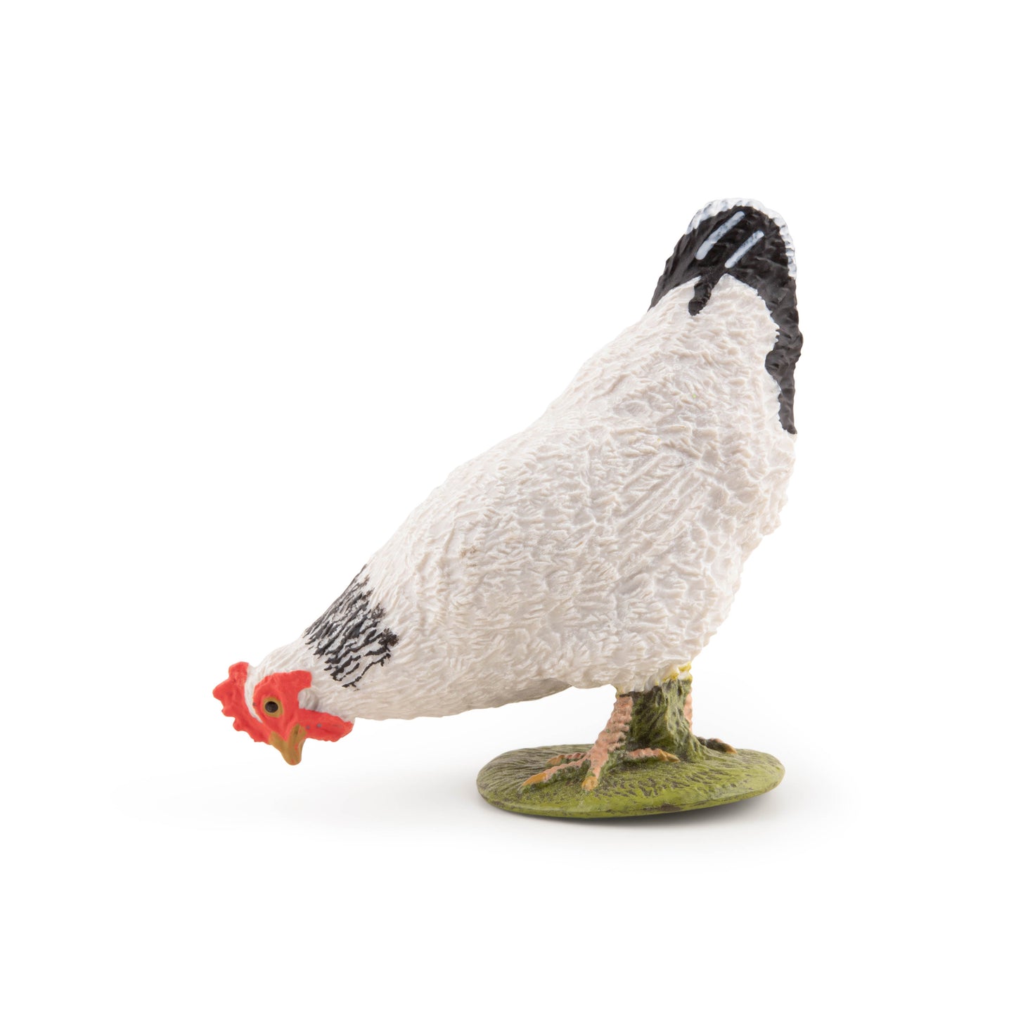 White Hen Pecker Figurine