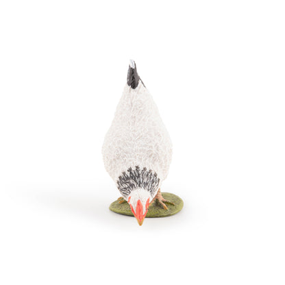 White Hen Pecker Figurine