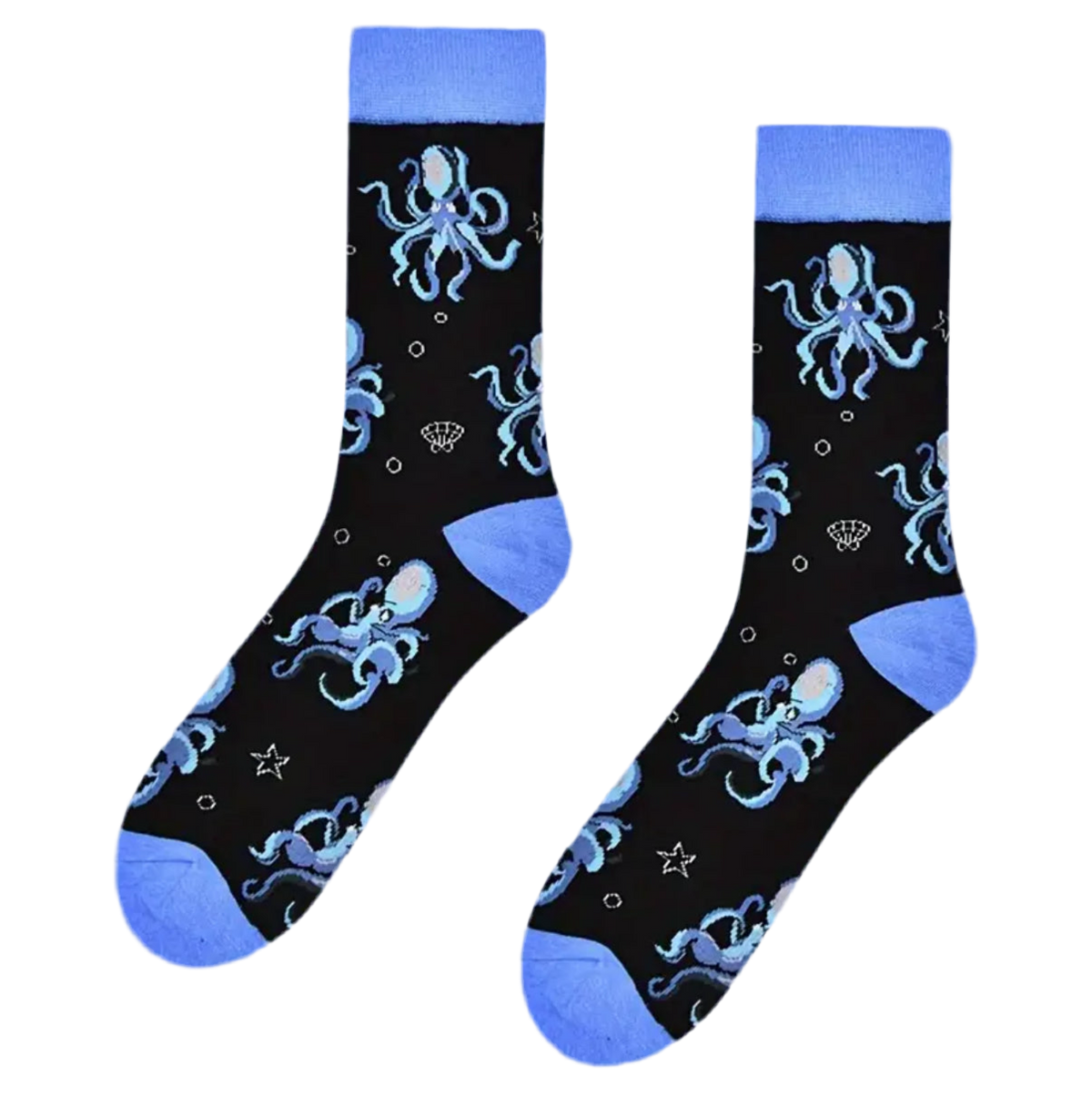 Blue Octopus Socks