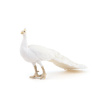 White Peacock Figurine