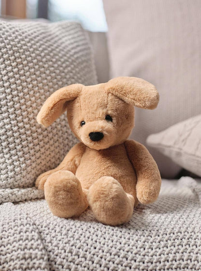 Bear & Me Ruff the Puppy Plush Toy, Oat Brown