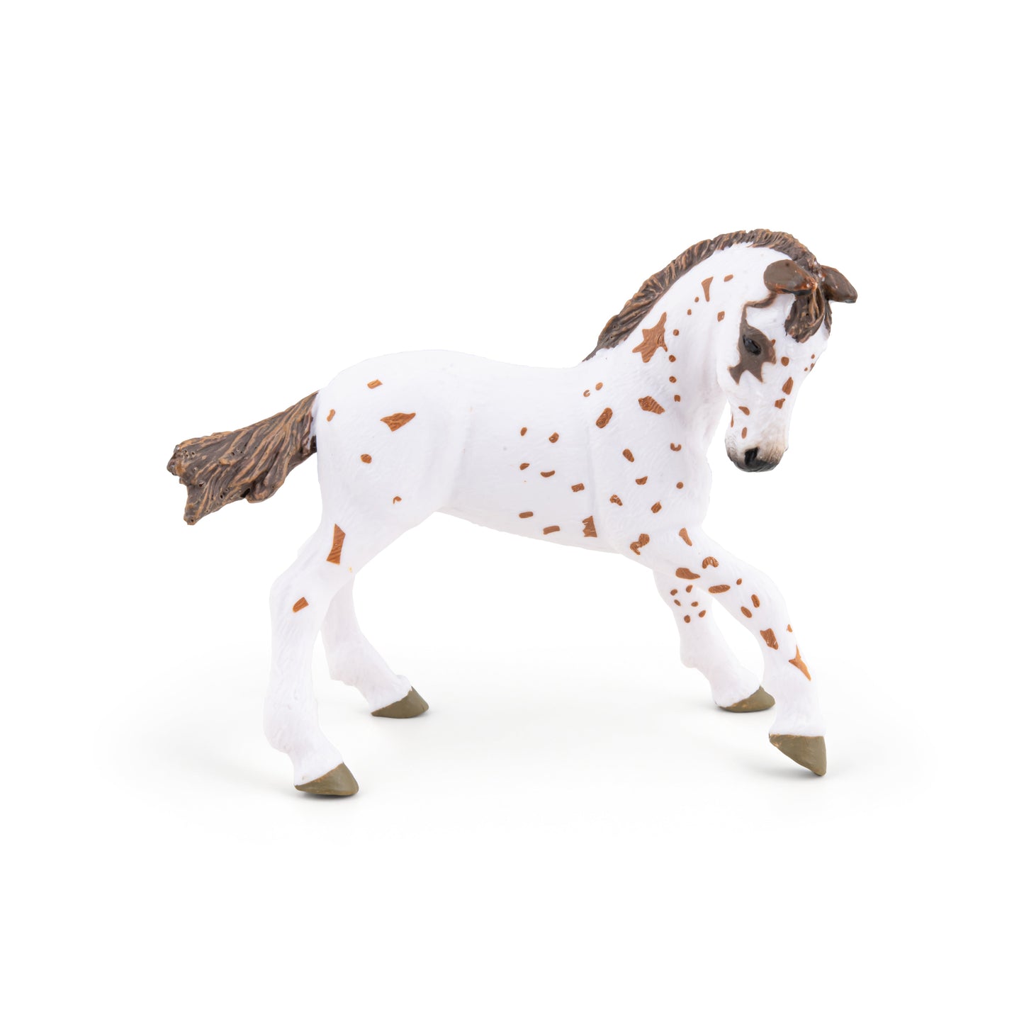 Brown Appaloosa Foal Figurine