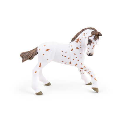 Brown Appaloosa Foal Figurine