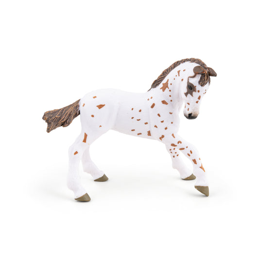 Brown Appaloosa Foal Figurine