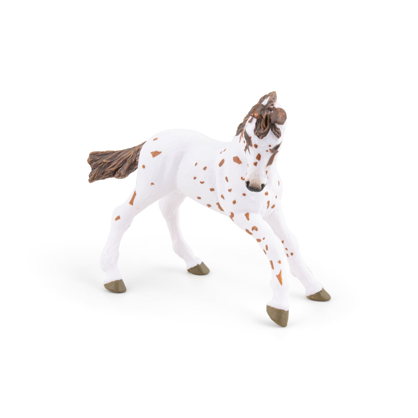 Brown Appaloosa Foal Figurine