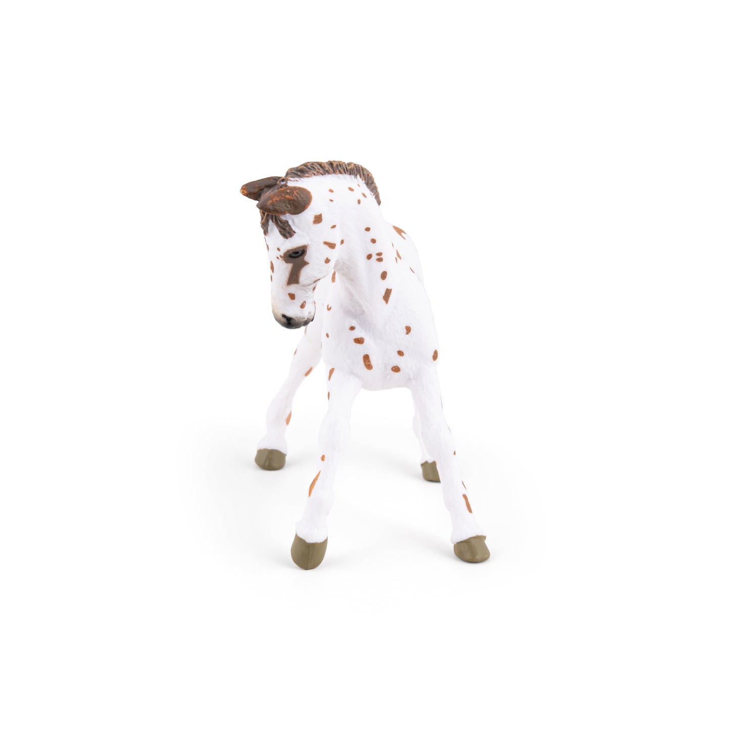 Brown Appaloosa Foal Figurine