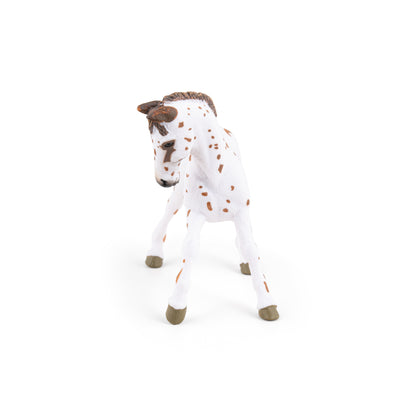 Brown Appaloosa Foal Figurine