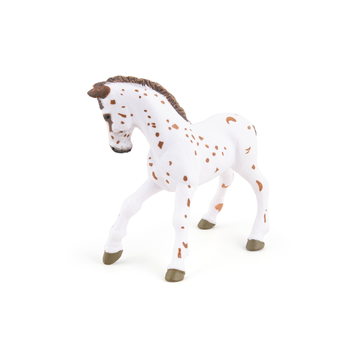 Brown Appaloosa Foal Figurine