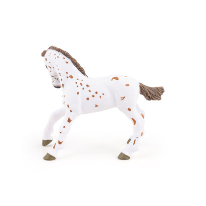 Brown Appaloosa Foal Figurine