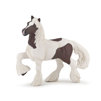 Irish Cob Piebald Figurine
